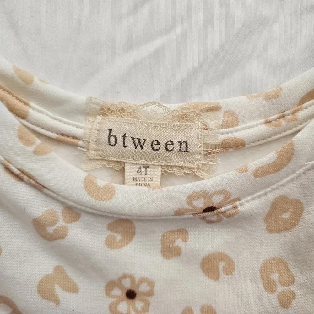 Btween Girls Cream Floral Ruffle Top & Shorts Set- Very Soft- NWT - Picture 7 of 10